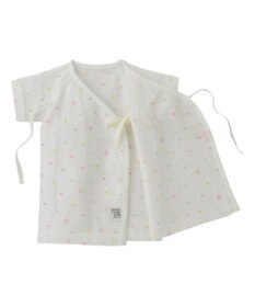 MIKI HOUSE HOT BISCUITS 【50-60cm】 メッシュ素材 総柄短肌着