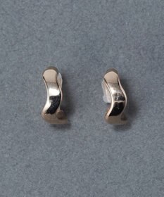 Phoebe 〈痛くないシリーズ/金属アレルギー対応〉リップルフープライトフィットイヤリング フープイヤリング/シンプル/変形