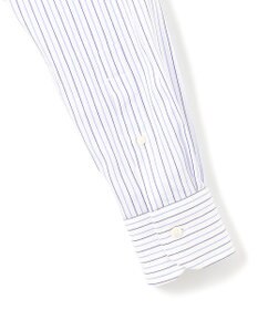 J.PRESS MEN 【PREMIUM PLEATS / 形態安定】スーピマコットンパナマストライプ ドレスシャツ / B.D.