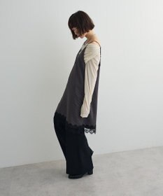 Green Parks ２ＷＡＹレース×ピンストライプキャミソールワンピース