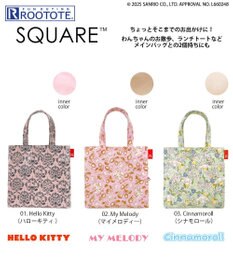 ROOTOTE 8492【サンリオ】IP.スクエア.ラミネート.サンリオキャラクターズ-A