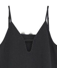 Green Parks ２ＷＡＹレース×ピンストライプキャミソールワンピース