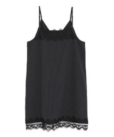 Green Parks ２ＷＡＹレース×ピンストライプキャミソールワンピース