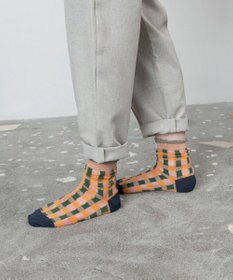 TRICOTE チェックラメソックス