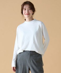 ANY モックネックプルオーバー