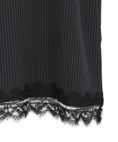 Green Parks ２ＷＡＹレース×ピンストライプキャミソールワンピース