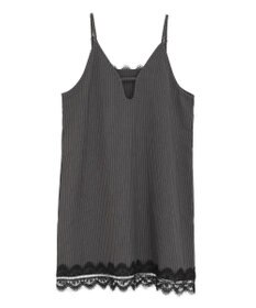 Green Parks ２ＷＡＹレース×ピンストライプキャミソールワンピース