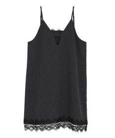 Green Parks ２ＷＡＹレース×ピンストライプキャミソールワンピース