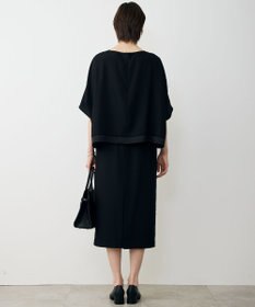 ICB L 【先行予約・WEB限定カラーあり】 FluidBackSatin クロップドブラウス