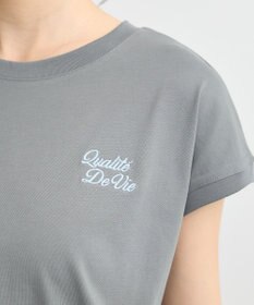 earth music&ecology 【接触冷感/洗濯機可】Ｑｕａｌｉｔｅ　Ｄｅ　ＶｉｅフレンチＴ