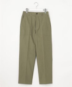 23区 L 【SLOW/洗える】バックサテンストレッチ ベイカーパンツ