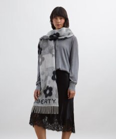 LIBERTY. フローラル モヘアスカーフ 35×220