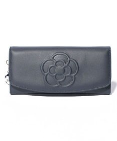 CLATHAS ワッフル　フラップ長財布
