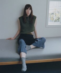 TRICOTE バンピーニット切り替えベスト