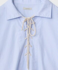 LENO SKIPPER SHIRTS CANDY STRIPE / スキッパーブラウス