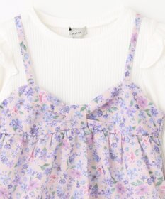 ANY KIDS 花柄キャミセット 長袖 Tシャツ