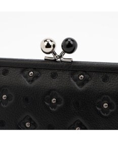 UNBILLION ペルケ perche / ワンステップで中身が見渡せる使いやすい長財布 サクラ・スタッズ・アクリル玉がま口長財布