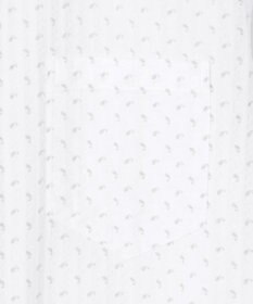 JOSEPH ABBOUD 【UVカット】オーガニックコットンプリッセ 七分袖シャツ