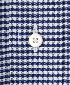 J.PRESS MEN 【PREMIUM PLEATS / 形態安定】ギンガムチェック 半袖シャツ / B.D.