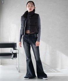 WEGO ローライズスーパーフレアデニムパンツ