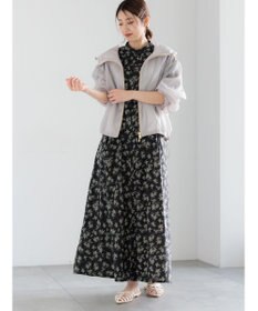 Te chichi 【LIBERTY FABRICS】ウエストタックワンピース