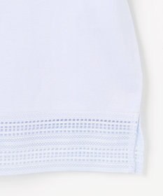 J.PRESS LADIES 【洗える】スムースジャージー レース カットソー