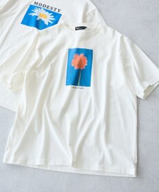 CRAFT STANDARD BOUTIQUE フラワープリントグラフィックＴシャツ