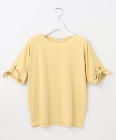 Feroux 【UVケア】リボンスリーブドルマン Tシャツ