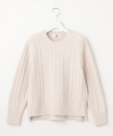 J.PRESS LADIES L 【WEB限定カラーあり・洗える】EIGER CORD ALAN クルーネックプルオーバー ニット