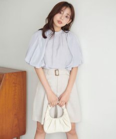 Feroux 【洗える】ベルテッドショート パンツ