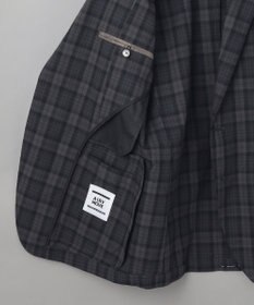 GOTAIRIKU 清涼サッカー素材【通気性/軽量】空羽サッカー マドラスチェック シャツジャケット