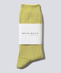 WHITE MAILS PAPER ジャガードソックス