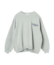 AMERICAN HOLIC ポケット付きバックドレープ裏毛プルオーバー