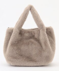 ANY カラーファーバッグ モカ