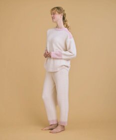 une nana cool カラーブロッキング　プルオーバー＆ロングパンツセット