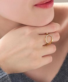 Phoebe 【金属アレルギー対応】カバービジューリング/サージカルステンレス