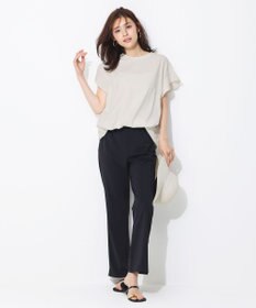 UNFILO プレーティング フレアスリーブ Tシャツ