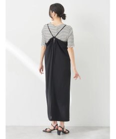 earth music&ecology ＳＥＴ２点ドビーショートブラウス＋キャミワンピース