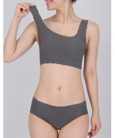 WACOAL 【GOCOCi ゴコチ】 ノンワイヤーブラ ハーフトップ まるでつけていないような着ごこち ムレにくい フラット仕上げ ホックなし CGG510 /ワコール