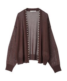 Green Parks ・ＥＬＥＮＣＡＲＥ　ＤＵＥパールツキシアーカーディガン