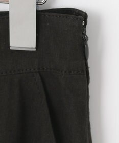 自由区 【洗える・ストレッチ素材】リネンヴィスコースストレッチ フレアスカート