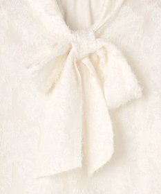 組曲 L 【KUMIKYOKU NAVY / 前後着用可】ヘアリーシフォン ブラウス