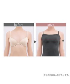 BRADELIS New York 【BRADELIS Me / ノンワイヤー・UVカット付き】 コンフォートブラトップ ブラデリス バスト補正もできる カップ付き 綿混 ブラキャミソール