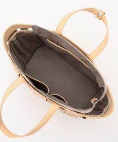 Y'SACCS 【リサイクルレザー】メッシュかごバッグ　large