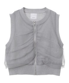 Green Parks チュールドッキングニットｚｉｐベスト