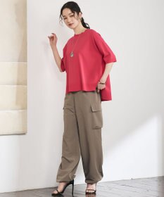 自由区 S クレープストレッチプルオーバー ニットⅡ