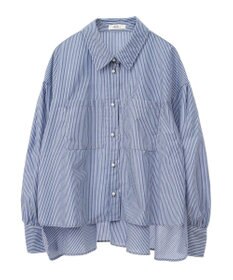 earth music&ecology オーバーフレアシャツ