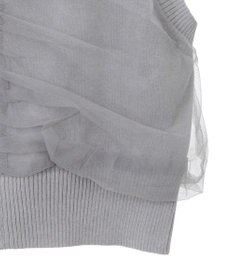 Green Parks チュールドッキングニットｚｉｐベスト