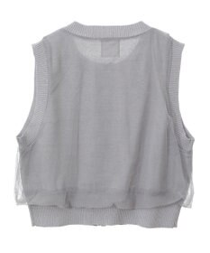 Green Parks チュールドッキングニットｚｉｐベスト