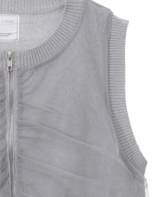 Green Parks チュールドッキングニットｚｉｐベスト